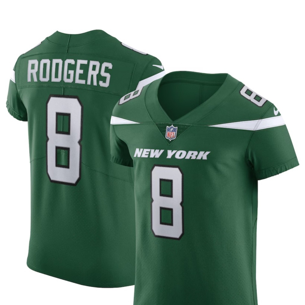 NWT - Nike Official Game-On-Field Aaron Rodgers NY Jets Football Jersey Size 3X - Picture 4 of 5